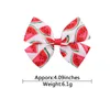 6 Colors Watermelon Printed Bows Hair Clips Hair Accessories Baby Girls Grosgrain Ribbon Hairpins Barrettes Kids Gifts