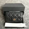 10A Monety torebki Women Designers CC Purtle Card Purtle Cardler Caviar Lambin Skórzane luksusowe męskie męskie portfela
