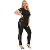 Tracksuits Sale Plus Size Sets Women Large 6XL Chic Fashion Elegant Office Lady Outfits 2 Piece Korean Basic Simple Tops And Pants