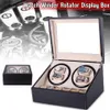Watch Winder Rotator PU Leather Storage Case 4 6 Display Box Organizer 10 Slots Simple Structure Silent Operation280a