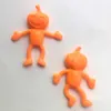 Halloween speelgoed speelgoed pompoen stretchy feest gunsten plakkerige vorks goodie kleine nep gevulde decor stankers mensen fidget