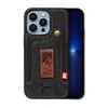 Hot Denim Leather Case voor iPhone 14 13 12 Pro Max Cover Card Pocket Portemonnee Ring Houder Camouflage Elasticiteit Pouch shell Fundas