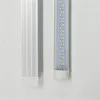 T8 LED-buizen Dubbele LED's 8ft 240cm 70W AC85-265V Geïntegreerd licht 100LM/W PF0.95 SMD2835 8 feet 8foot 2.4m Fluorescentielampen 110V Lineaire staaflampen Accessoires Helderheid