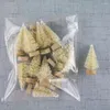 Weihnachtsdekorationen Baum Mini Künstliche Tischplatte Kiefer Miniatur Frosted Schreibtisch Kleines Sisal-Set Scenestreesdecors Dekor