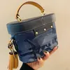 Schoudertassen 2022 Nieuwe Vrouwen Designer Geurige Doek Kay Box Kwastje Draagbare Cosmetische Een Schouder Crossbody Kleine Ronde