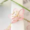 Bangle 2022 Fashion Jewelry Gold Chain Pearl Crystal Cherry Blossoms Armband Homme Pulsera Mujer Infinity Armband för kvinnor