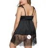 Kvinnors sömnkläder Bälten Kvinnor LACE V Neck Set Sexig trådlös underkläder underkläder Nightdress Sheer för