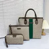 Kobiety torebki litera 3pcs/set projektant luksusowy moda dziewczyna torebka torebka torba krzyżowa nadkształcenie ramię Messenger list z kompozytem Juge1230-60 2pcs/set