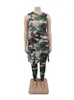 Tracksuits Plus Size Women Tracksuit 5xl Outfits Streetwear Tshirt And Pants Camouflage Large Sizes Two Piece Sets Wholesale Drop