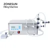 ZONESUN ZS-MPZ2 Semi Automatische Flessenvulmachine Vloeibaar Water Sap Drankjes Olijfolie Magnetische Pomp Pot Verpakking Productie