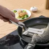 Utensili da cucina Clip per bistecca in acciaio inossidabile per uso domestico Frittura di pesce fritto Pizza Barbecue Griglia per grigliare Pala RRA853