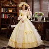 Vestidos casuais Princess Court Style Dress Vestido Elegante Manga Longa Drama Drama de Misfarda Drama Catwalk para Mulheres