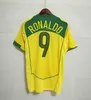 レトロブラジルサッカージャージ＃10ペレ1957 1970サントス1978 Ronaldinho Camiseta de Futbol Men Special 1988 1992 1994 Brasil 2004 2006 New Sport Football Shirts