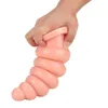 Beauty Items Huge calabash beads Anal Dildo Strap On Big Butt Plug sexy Toys For Women Men Masturbators Prostate Massage rough