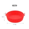 Silicone Basket Pot Tray Liner For Air Fryer Oven Accessories Pan Baking Mold Pastry Bakeware Kitchen Novel Shape Reusable ss1230