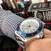 Titta på Mens Automatic Mechanical Ceramics Watches 42mm full rostfritt stål Gliding Clasp Swim armbandsur Sapphire Super Luminous 2023