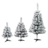 Christmas Decorations Desk Artificial Tree Snowy Downswept Po Prop Decor Flocked Xmas For Shopping Center Yard Office Home Entrance