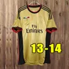 Retro shirts thuis VOETBRUINEN Gullit Maldini Van Basten voetbal KAKA Inzaghi milan PIRLO SHEVCHENKO BAGGIO Ac Milans 10 11 12 13 14 15 16 17 2010 2011 2012 2013 2014