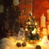 Decorazioni natalizie Decorazioni moderne per l'albero di Natale da tavolo, eterne, fresche, decorative, durevoli