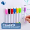 Marqueurs effaçables à l'eau, 48 pièces, stylos secs pour tableau noir, stylo Graffiti effaçable pour peinture