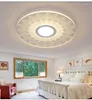 Luci a soffitto Lampada a led con sottile lampada a foglia acrilica camera da letto a strisce calda luce moderna vita semplice