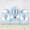 Party Decoration Arch Backdrop Stand Customize 3 Double Side Fabric Covers Baby Shower Wedding For Events