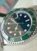 Men's Watches Factory Sales Classic Automatic Movement 40MM MENS WHITE Green Black Ceramic bezel MODEL Wristwatch With Original Box Super Luminous Diving Watch