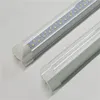 T8 LED Tubes Double LEDs 5ft 150cm 48W AC85-265V Integrated Light 100LM/W PF0.95 SMD2835 5 feet 5foot 1.5m Fluorescent Lamps 110V Linear Bar Bulbs Accessories Brightness