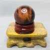 Decorative Figurines 5 Piece30mm Natural Stone Red Tiger's Eye Ball Witchcraft Meditation Altar Supplies Healing And Spiritual