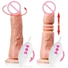 Schoonheidsartikelen Intelligente verwarmingsfunctie Telescopische vibratie Dildo Swing Suction Cup Sexy speelgoed voor vrouw Vibrator Penis