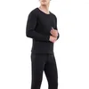 Men's Thermal Underwear Velvet Men's Long Johns For Male Plush Winter Men Sets Thin Fleece