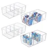 Bouteilles de stockage cuisine fruits boîte à nourriture en plastique clair réfrigérateur organisateur bureau tri avancé PET cadre Transparent