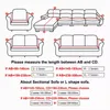 Fodere per sedie Copridivano Fodera elasticizzata Divano angolare Protezione sedile rimovibile per soggiorno 1/2/3/4 posti