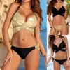 Bikinis Set Mujer Frauen Bandeau Bandage Bikini Push-Up Brasilianische Bademode Bademode Badeanzug Maillot De Bain Femme Badeanzug208W