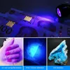 Lampes de table LED Clip Lampe UV Rechargeable USB Flexible Cash Product Detector Gel Curing Light Pour DIY Nail Art