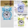 Mini couleur unie réveil métal étudiants petites horloges de poche portables décoration domestique réglable minuterie électronique RRA869