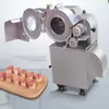 Convient à la petite machine à découper commerciale automatique de pomme de carotte de tomate d'oignon