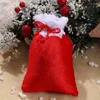 Christmas Decorations Red Merry Storage Cloth Bags Drawstrings Beads/Tea/Candy/Jewelry Bag For Wedding Gift Packing