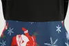 Abiti casual Abito natalizio Babbo Natale da donna Pupazzo di neve Stampa floreale di zucchero Rockabilly Party Sexy Sukienki Vestidos