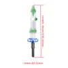 Chinafairprice NC067 Курительные трубы DAB GRAG GRAUNG WATER BONGS Подарочная коробка набор 14 мм титанового керамического кварца.