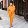 2024 Designer Fall Winter Tracksuits Women Grougging Suit Discal Solid 2 Pits Set Hoodies Sweatpants Fashion Sportswear بالجملة بالإضافة إلى حجم 4XL الملابس 8623