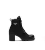 2023 Stivaletti in pelle e nylon firmati da donna Tacco Martin Monolith Lady Sneakers invernali con piattaforma in tessuto spazzolato Australia con scatola