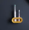 De nieuwste 12,5x6,5 cm perforatie van elektrische tandenborstelhouder badkamer wandbevestiging met veel kleuropties en ondersteuning voor aangepast logo