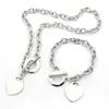 bijoux de créateurs hommes femmes collier coeur collier titane acier bijoux amour mode couples argent or rose pendentif rond 258V