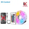 LED şerit ışıkları 5050 LED Işık 30leds Esnek Şerit RGB Bant Diyot Bluetooth Uygulama Kontrol Odası DC Adaptör ile Dekorasyon