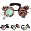 Party Favor rivet nouveau unisexe gothique Vintage Style victorien Steampunk lunettes de soudage Punk gothique lunettes Cosplay RRA866