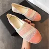 lederen ontwerpers luxe kleding schoenen loafers dames casual relaxte klassieke zolen comfortabele trainers super visser mode set mond met platte maat 35-42