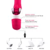 Skönhetsartiklar Dual Motor 12 Speed ​​Rotation Oral 360 Tongue Slicking Clitoris Stimulate Toy G Spot Dildo Vibrators Vibrating Sexy Toys for Women