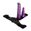 Beauty Items Strap-on-Doppeldildo, realistische Masturbation, Analplug, ultraelastischer Gurt, tragbarer Penis, sexy Spielzeug für lesbische Frauen