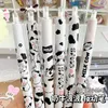 6PC/SET Cute Cartoon Gel Pen Little Dinosaur Stacjonarny neutralny 0,5 mm czarny atrament Pen School School Office